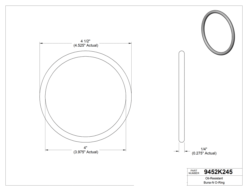 Technical drawing - 9452K245